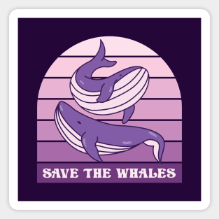 Save The Whales Magnet